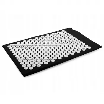 Mata do akupresury Extralink Acupressure mat czarna 65x40 cm