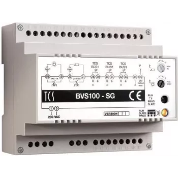 TechniSat BVS100-SG zasilacz i jednostka sterująca do systemów z 3 stringami na szynę DIN