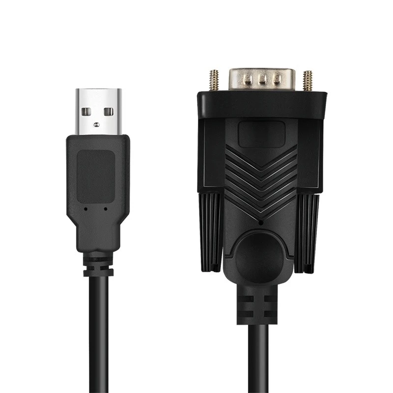 LogiLink AU0048A Kabel szeregowy czarny 1,5 m USB A DB-9