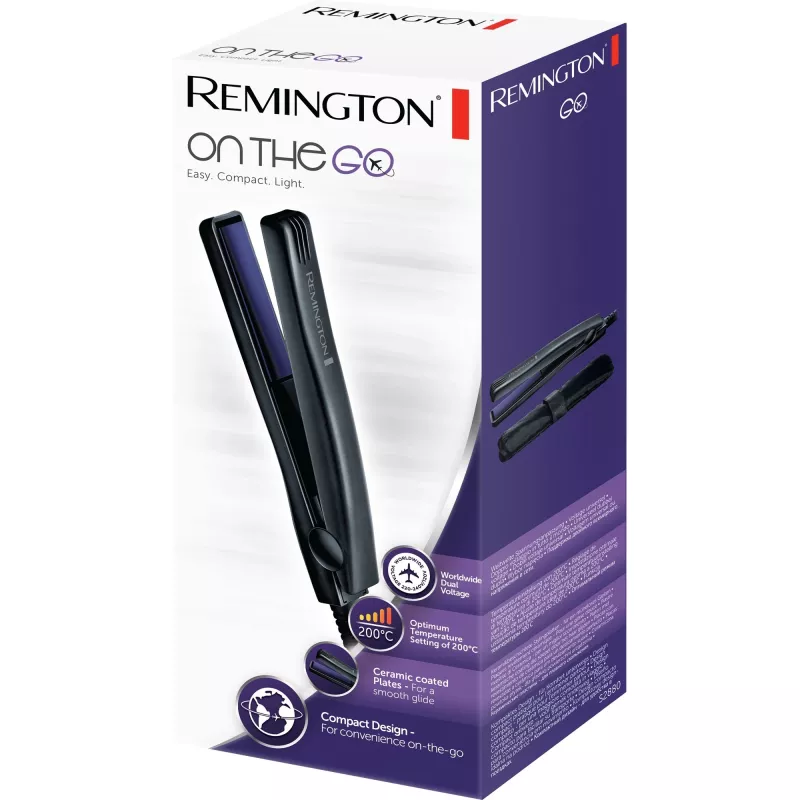 Remington S2880 narzędzie do stylizacji włosów Prostownica Ciepła czerń