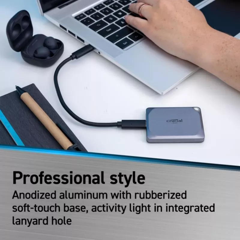 Crucial X9 Pro 4TB zewnętrzny dysk SSD USB 3.2 Gen2 Type-C