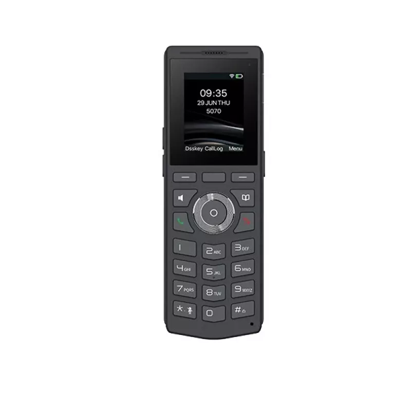 Telefon IP przenośny Fanvil W610W czarny 4 linie Wi-Fi