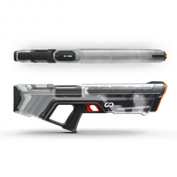 Pistolet na wodę SpyraOne SpyraGO Clear Transparent — kompaktowy, ładowalny miotacz wody SPGO1T