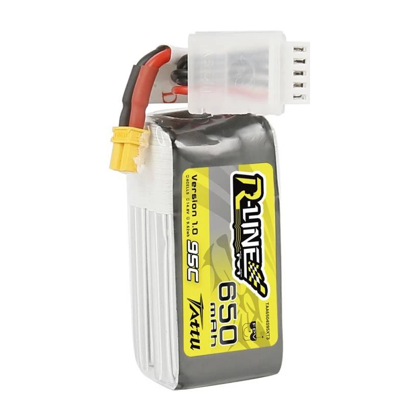 Bateria Tattu R-Line 650mAh 14,8V 95C 4S1P XT30