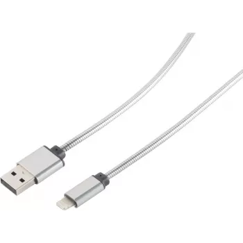 Kabel Lightning S/CONN 14-13001 1m Srebrny