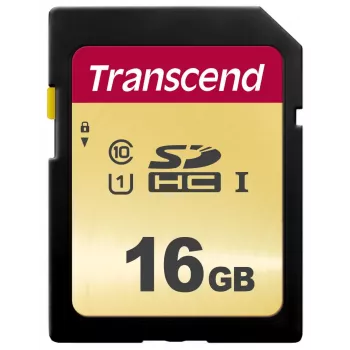 Pamięć Flash Transcend 16GB SDHC UHS-I 500S
