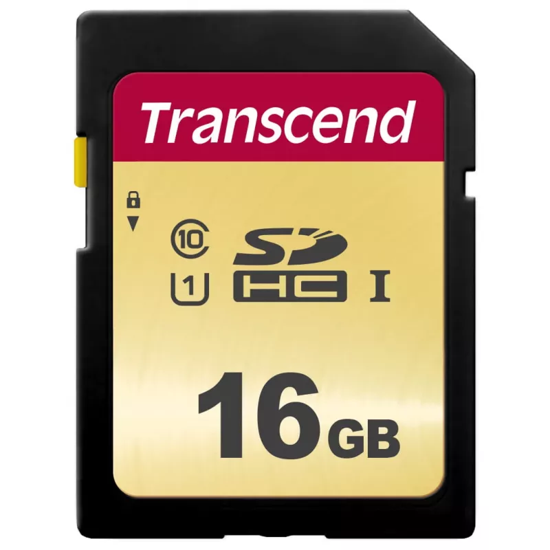 Pamięć Flash Transcend 16GB SDHC UHS-I 500S
