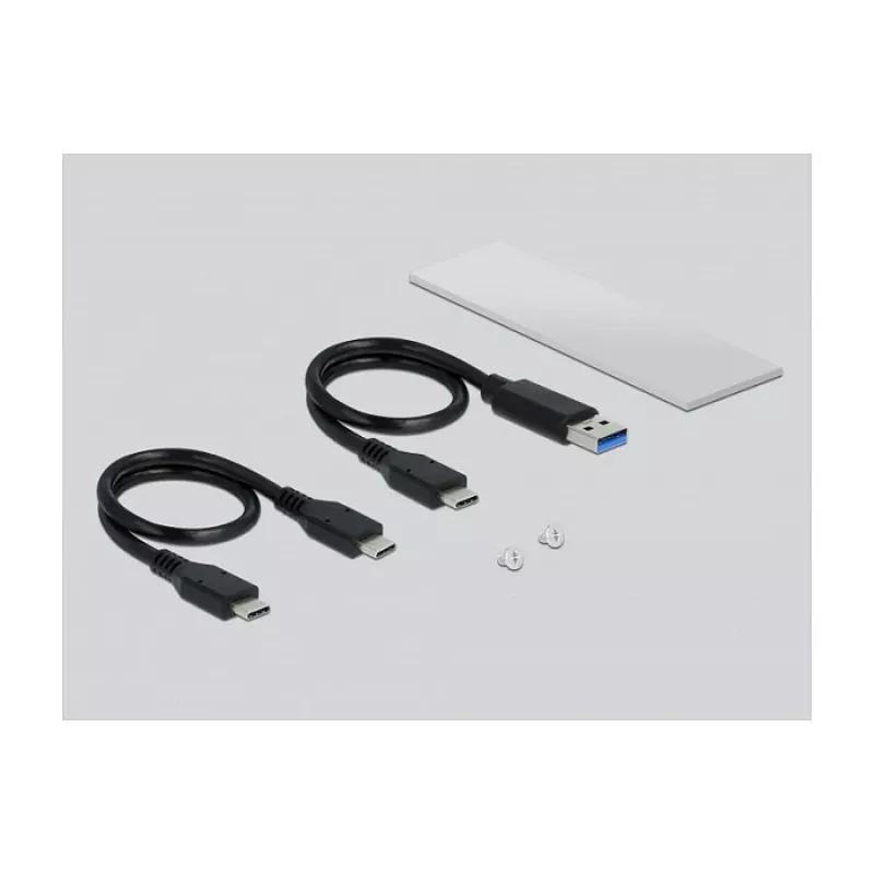 Obudowa SSD DeLOCK 42634 srebrny M.2