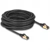 Kabel sieciowy DeLOCK RJ45 Cat.6A męski do męskiego S/FTP 10m czarny