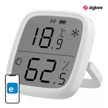Sonoff ZigBee Wewnętrzny Czujnik Temperatury i Wilgotności SNZB-02D Bezprzewodowy Bateria CR2450