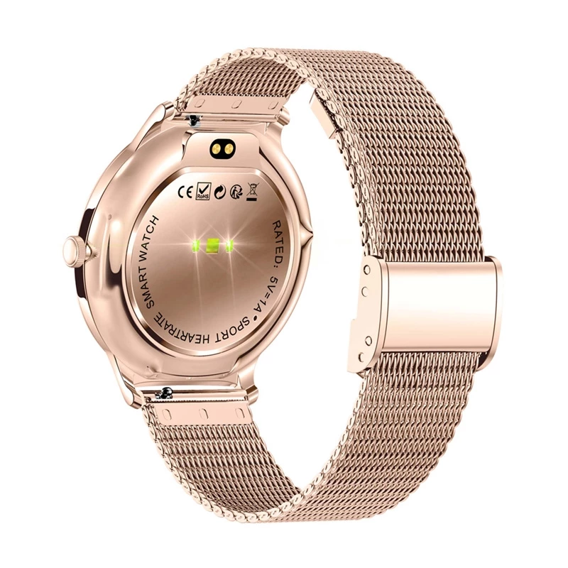 Smartwatch Colmi V89 Stainless Steel Gold z Bluetooth i monitorem pracy serca