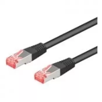 Goobay 731812 kabel sieciowy Czarny 10 m Cat6a S/FTP (S-STP)