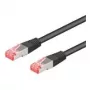 Intellinet 731812 kabel sieciowy Czarny 10 m Cat6a S/FTP (S-STP)