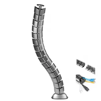 Organizer grille cables to the desk MC-768 S srebrny