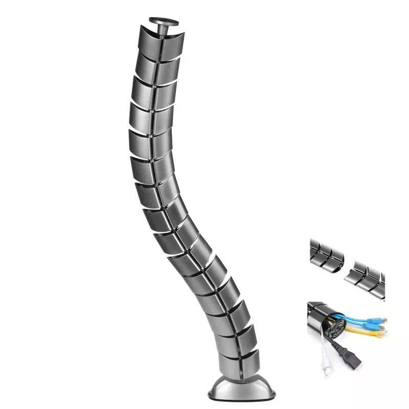 Organizer grille cables to the desk MC-768 S srebrny