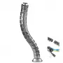 Organizer grille cables to the desk MC-768 S srebrny