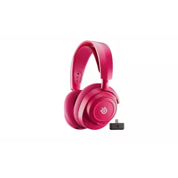 Steelseries Arctis Nova 7P Wireless Gen 2 Zestaw słuchawkowy przewodowy i bezprzewodowy nauszny Gaming USB Type-C Bluetooth magenta