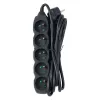 Listwa zasilająca ESPERANZA ELK208K — 5 gniazd, kabel 3 m, czarna
