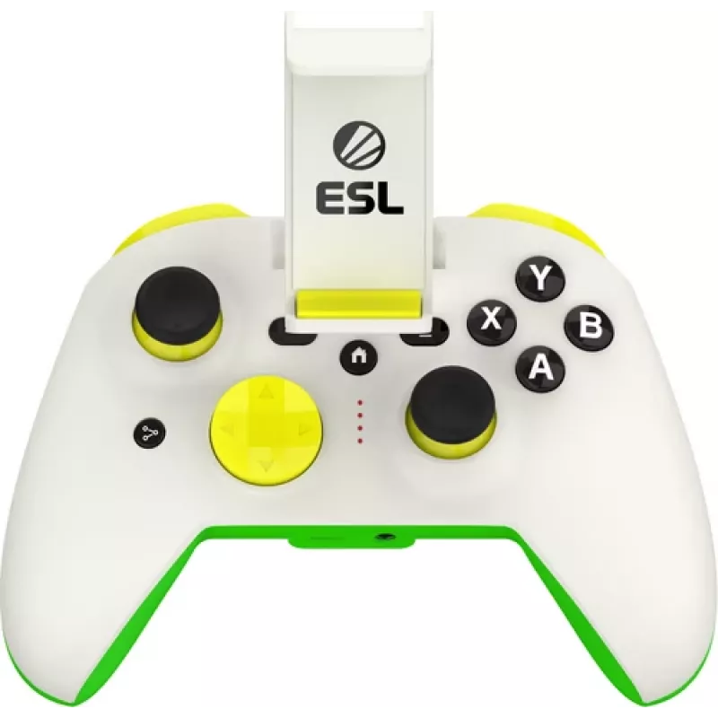 Gamepad RiotPWR RP1925ESL USB Type-C Wired zielony biały żółty