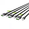 Zestaw kabli Lightning zielony Cell KABGCSET04 30cm 120cm 200cm