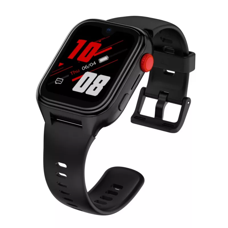 Smartwatch Stelio ST-SWJ102-BK Junior Pro AI 4G czarny – dziecięce urządzenie ubieralne z łącznością 4G