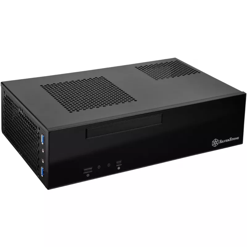 SilverStone MILO ML09 - Desktop - Mini-ITX - bez zasilacza (SFX12V) - Czarny - USB/Audio (SST-ML09B)