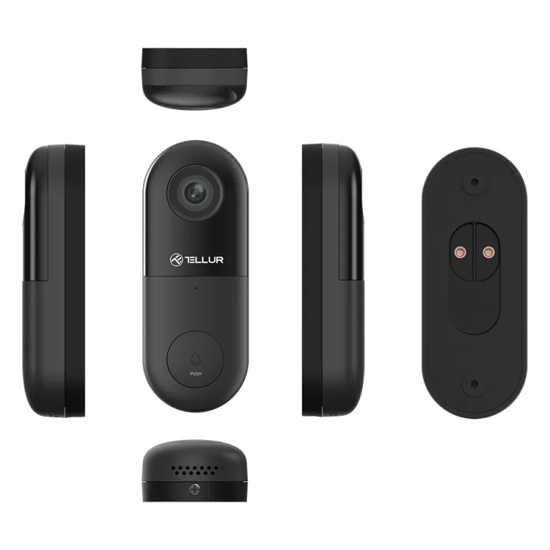 Wideodomofon Tellur T-MLX46892 1080P przewodowy czujnik ruchu PIR
