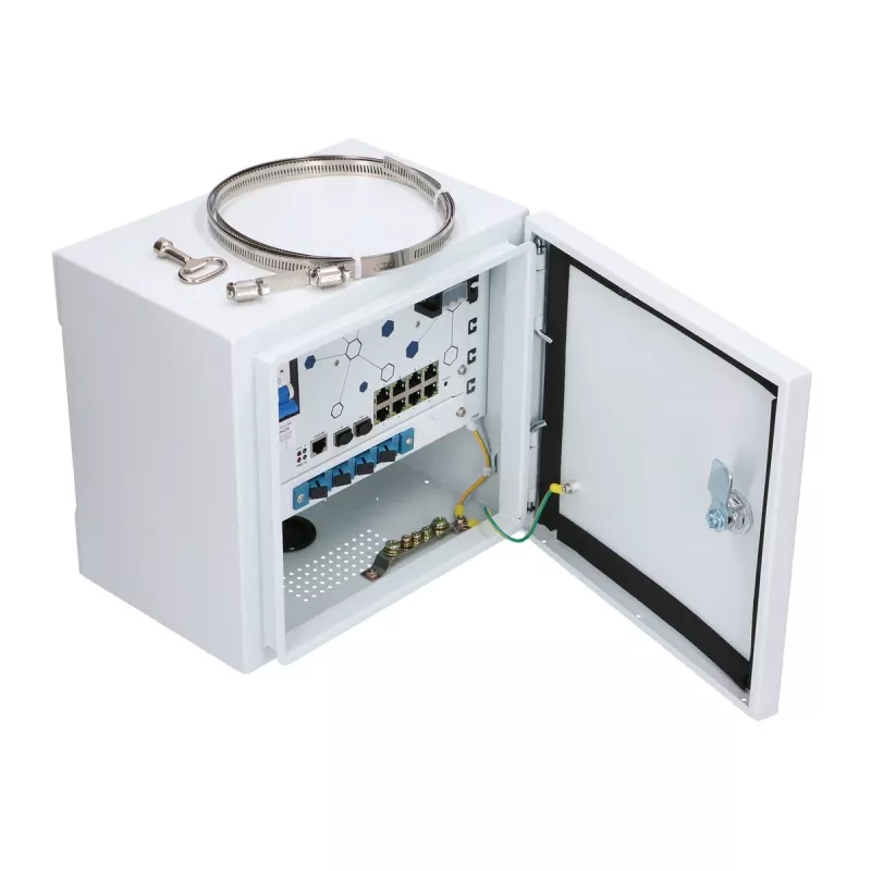 Managed Switch Extralink Minos 8x RJ45 1000Mbps PoE 200W L2