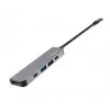 USB-C hub FIXED FIXHU-MN-GR 5-port mini for laptops and tablets