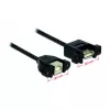 Kabel USB DeLOCK USB 2.0 B/A 0,25m