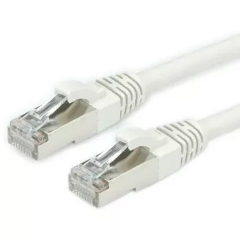 Roline - kabel krosowy - RJ-45 (męski) do RJ-45 (męski) - 50 cm - SFTP, PiMF - CAT 6a - bezhalogenowy, formowany, bez zaczepów - szary