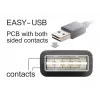 Kabel USB DeLOCK EASY-USB 2.0-A 5m Czarny