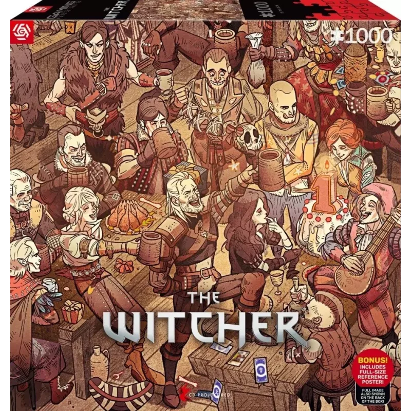 Good Loot Gaming Puzzle: Wiedźmin Urodziny, 1000 elementów