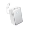 Power bank Anker A1638 10000 mAh, 45 W całkowitej mocy wyjściowej, biały, wbudowany wysuwany kabel USB-C
