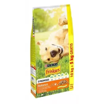 PURINA Friskies Balance Kurczak z warzywami - sucha karma dla psa - 10 + 5kg