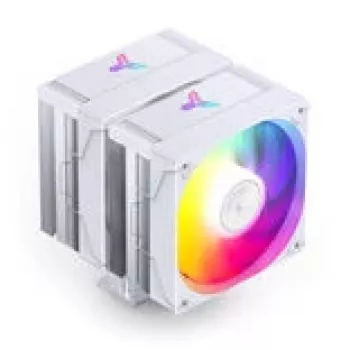Chłodzenie CPU Jonsbo CR-3000E Dual-Tower ARGB biały, dwuwieżowe chłodzenie powietrzne z podświetleniem ARGB