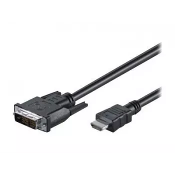 Goobay | Kabel DVI-D/HDMI, niklowany | 50580 | DVI-D męski Single-Link (18+1 pin) | HDMI męski (typ A) | 2 m