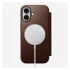 Etui z klapką Nomad NM014209858 do Apple iPhone 17, 16 cm (6,3 cala), brązowe, 4 kieszenie na karty