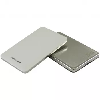 LC-Power LC-25U3-7W, nur Gehäuse 2.5, USB 3.0, weiß, für SATA HDD/SSD (LC-25U3-7W)