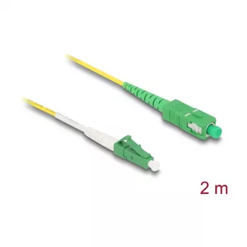 DeLOCK kabel InfiniBand/światłowodowy 2 m LC SC Żółty 83861