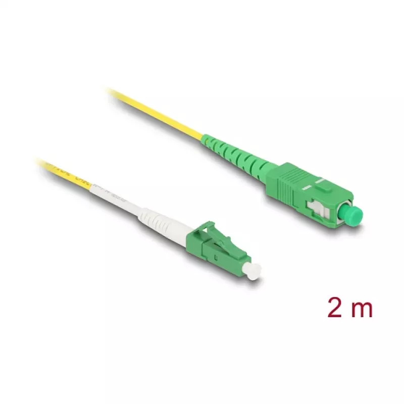 DeLOCK kabel InfiniBand/światłowodowy 2 m LC SC Żółty 83861