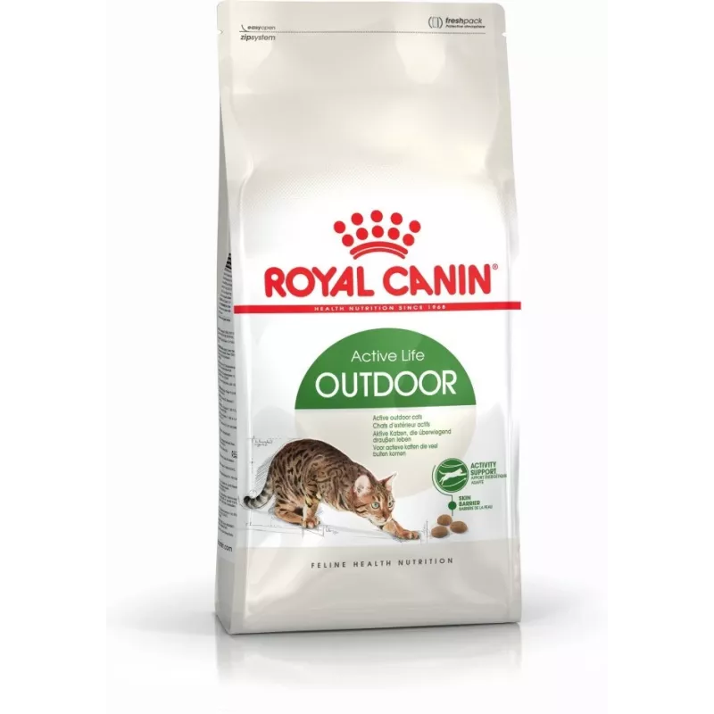 Sucha karma dla kota Royal Canin Active Life Outdoor 4 kg — Dorosły, Drób, 30% Białka, 20% Tłuszczu