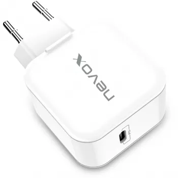 nevox 20W USB-C PD ładowarka biała zasilacz