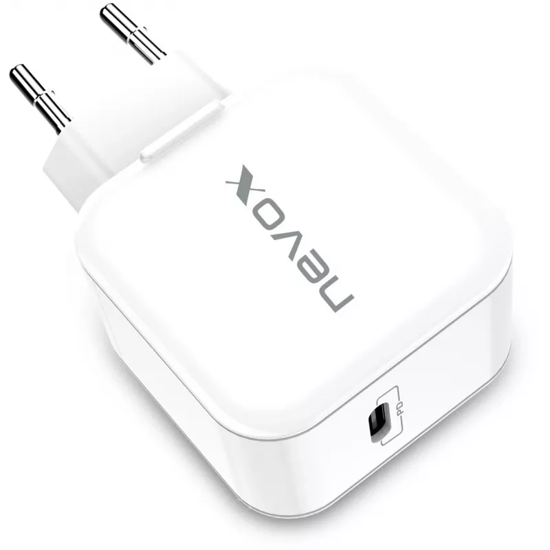 nevox 20W USB-C PD ładowarka biała zasilacz
