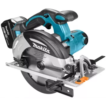 Makita DHS630RTJ przenośna pilarka tarczowa 16,5 cm czarna, niebieska, szara 3100 obr./min