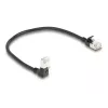 Kabel sieciowy DeLOCK RJ45 Kat.6A 0,25m czarny