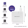Qoltec GaN Charger FAST 108W | 5-20V | 3-4.7A | USB C | Biały