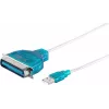 Kabel do drukarki równoległej ShiverPeaks 75607 1,2 m USB-Centronics