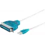 Kabel do drukarki równoległej ShiverPeaks 75607 1,2 m USB-Centronics