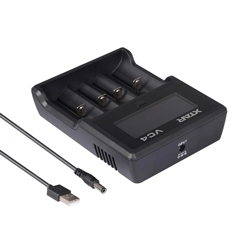 XTAR VC4 ładowarka do akumulatorów domowych USB
